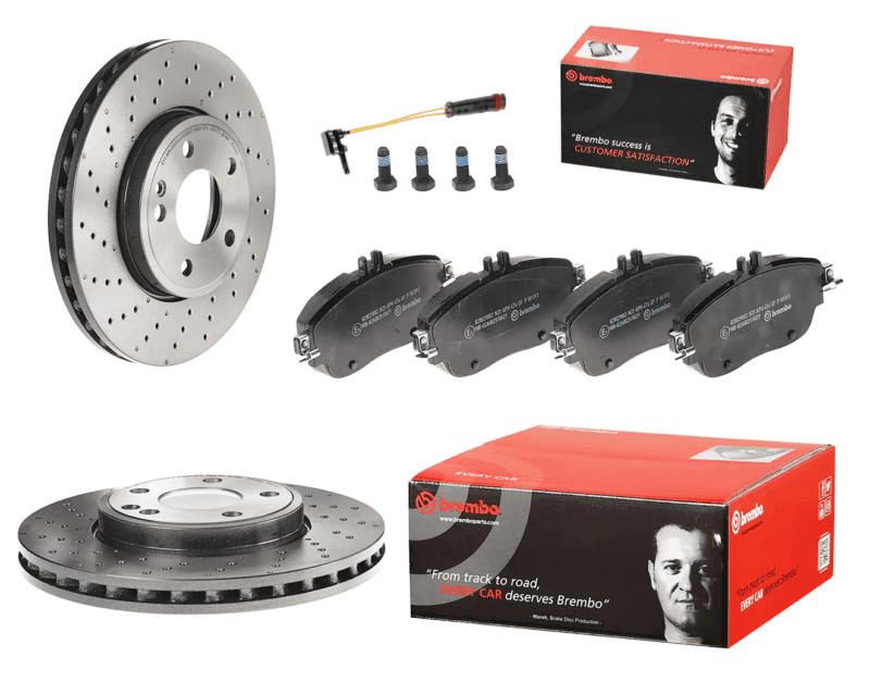 Kit Discos y Pastillas Mercedes Benz A250 • Delanteros 1 Kit Discos y Pastillas MERCEDES BENZ A250