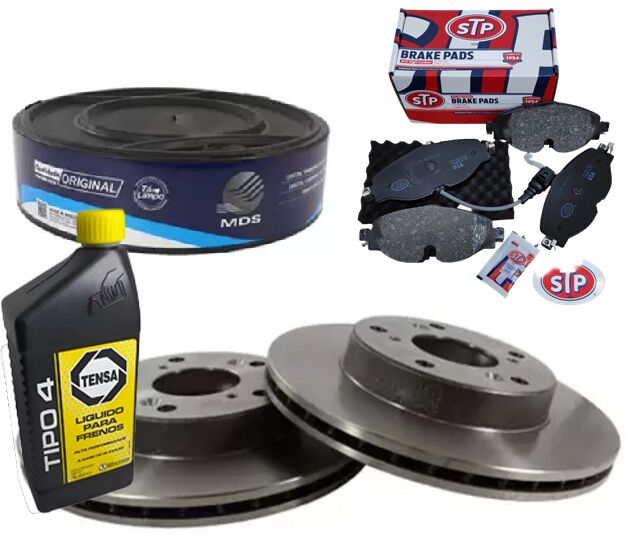 Kit Discos y Pastillas Vw GOLF - VENTO 1.4 TSI • Delanteros 1 Kit Discos y Pastillas Vw GOLF - VENTO 1.4 Tsi